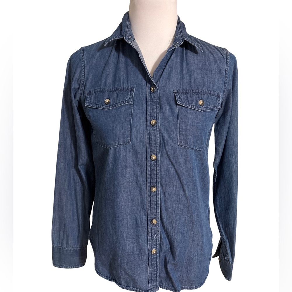 Banana Republic Blue Button Down Shirt